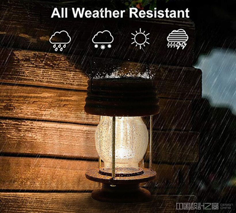 Pearlstar Solar Powered Outdoor Lantern