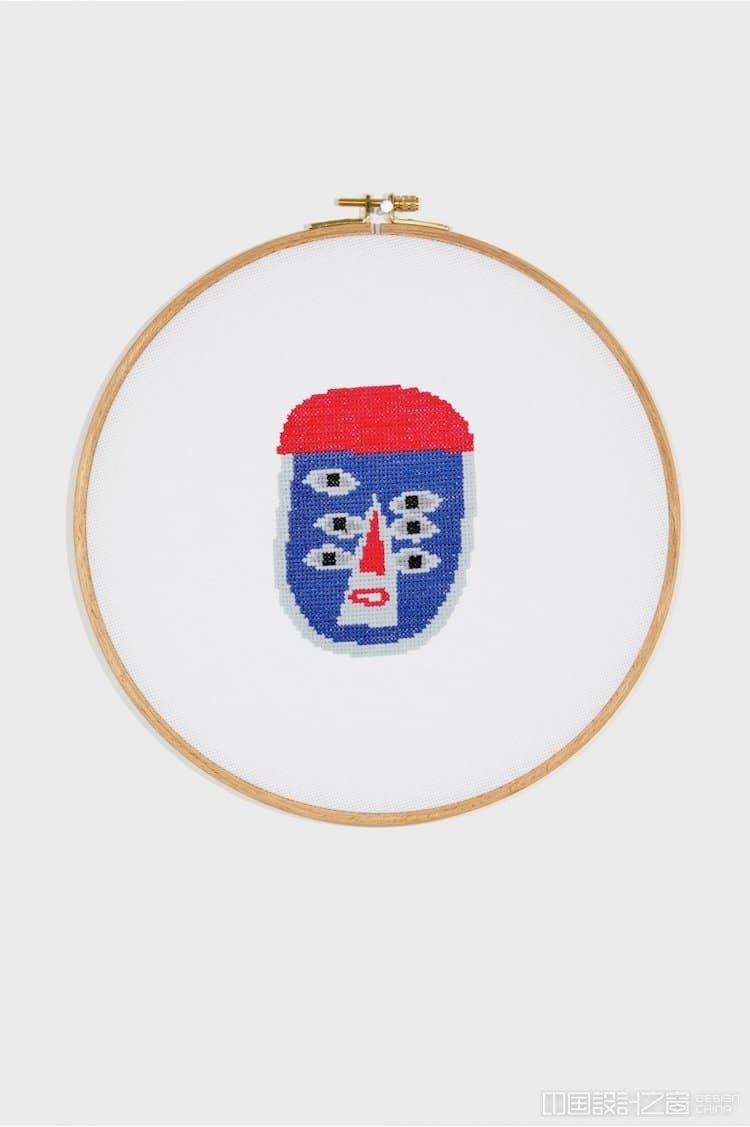 Face Cross Stitch Pattern