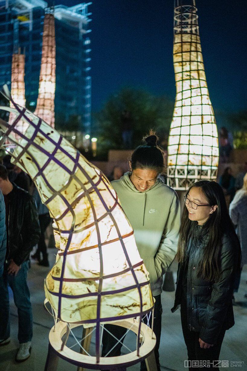 wevolve labs creates a series of lanterns inspired by plant + animal biologies