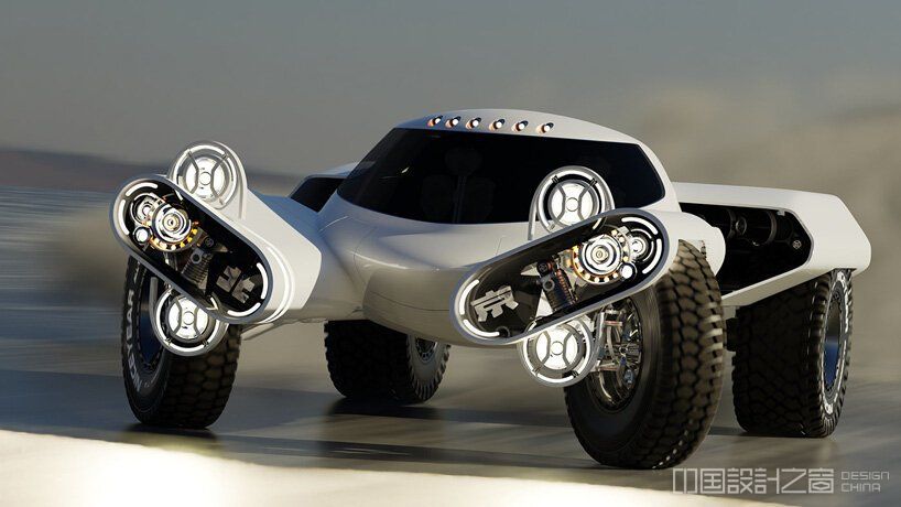 meet the huntress, an electric off-road co<em></em>ncept car with independent suspension