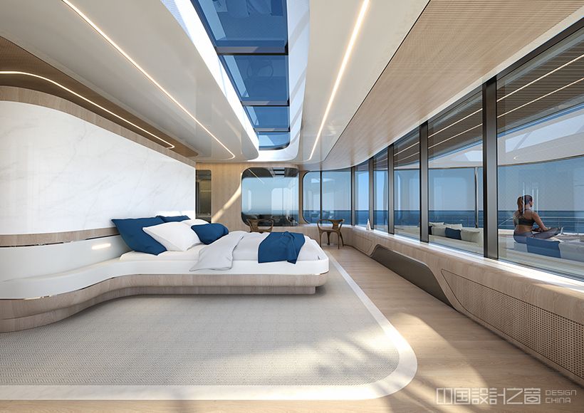Rossinavi o<em></em>neiric Solar Catamaran by Zaha Hadid Architects (ZHA)