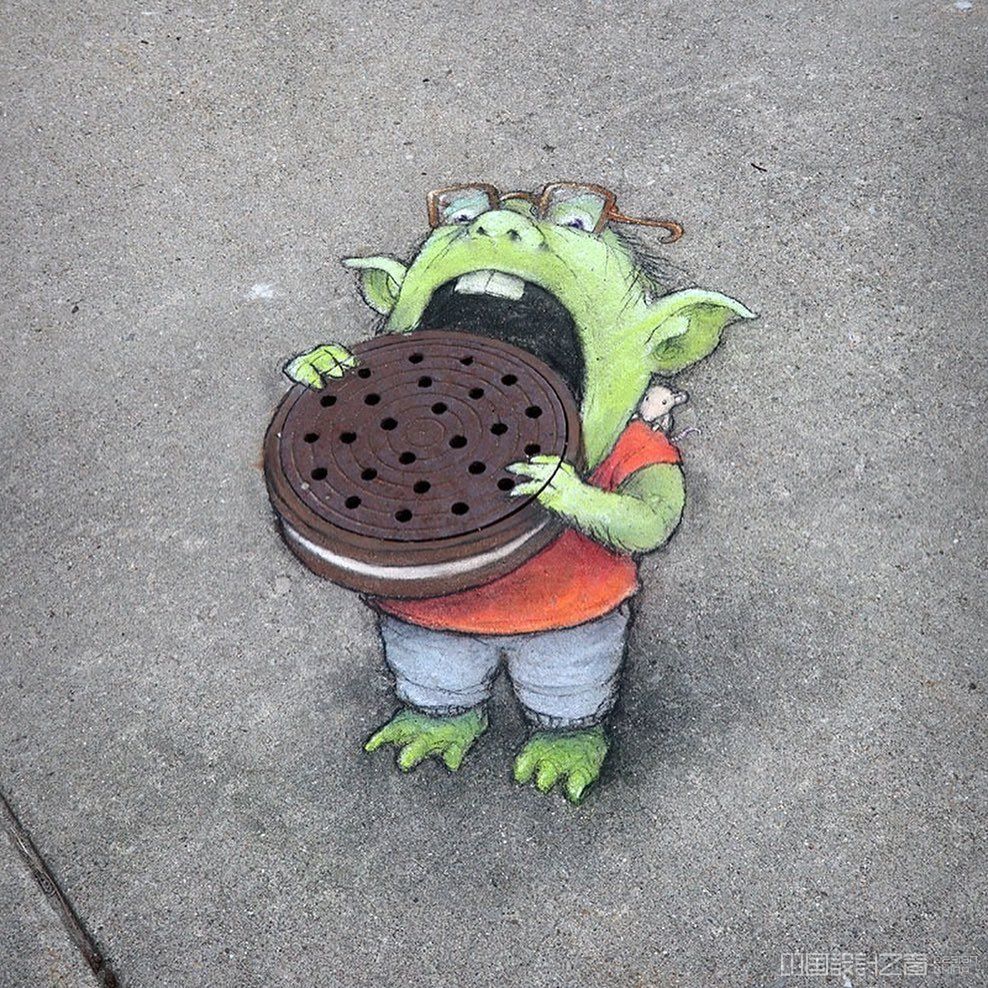 Chalk Art by David Zinn