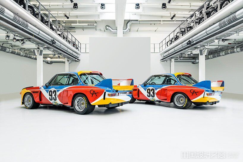 the latest BMW art car is alexander calder's unbuilt artist's proof