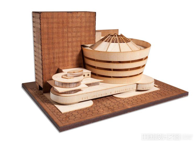 Guggenheim Museum Scale Model Kit of Frank Lloyd Wright Projects