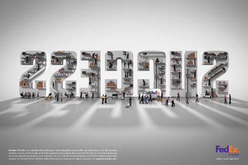 FedEx-30张超创意平面广告设计欣赏
