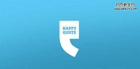 happy quote 20 cool & inspiring logo designs