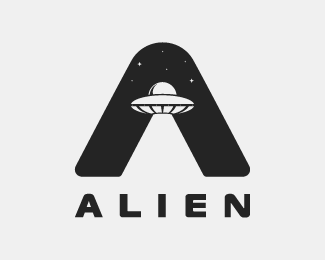 创意LOGO设计：ALIEN