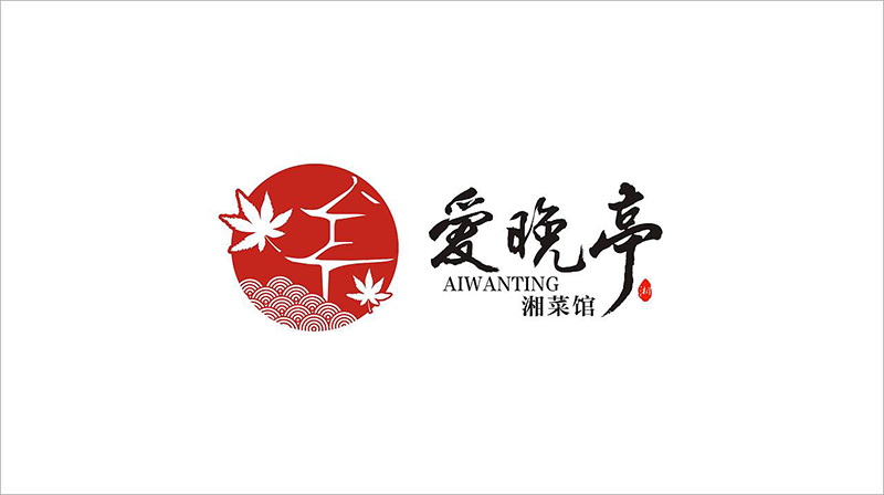 湘菜馆品牌标志LOGO设计白底