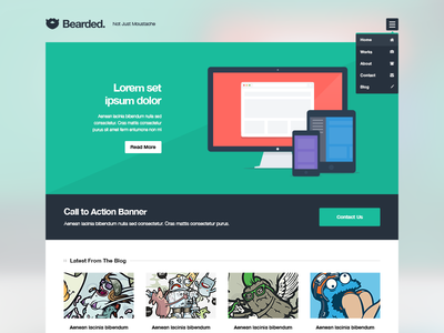 42 Fresh Dribbble Freebies for Web Designers