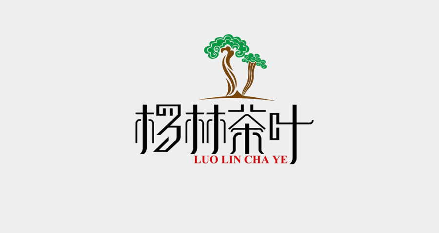 枫林茶叶LOGO设计样式5