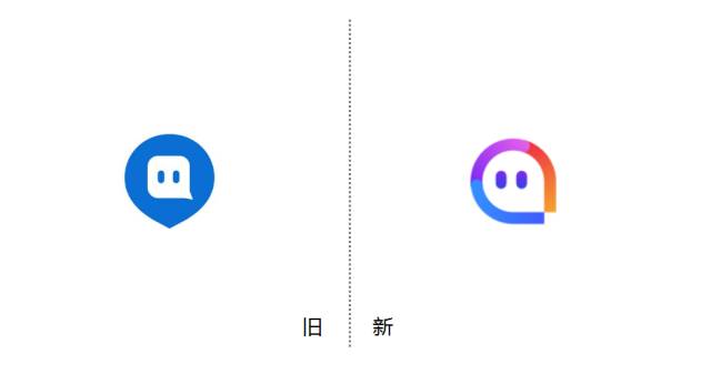 陌陌新旧LOGO对比