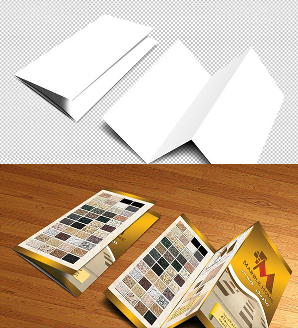 Free Brochure PSD Mockup