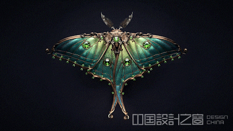 Art Nouveau Insect Jewelry Illustrations by Sasha Vinogradova