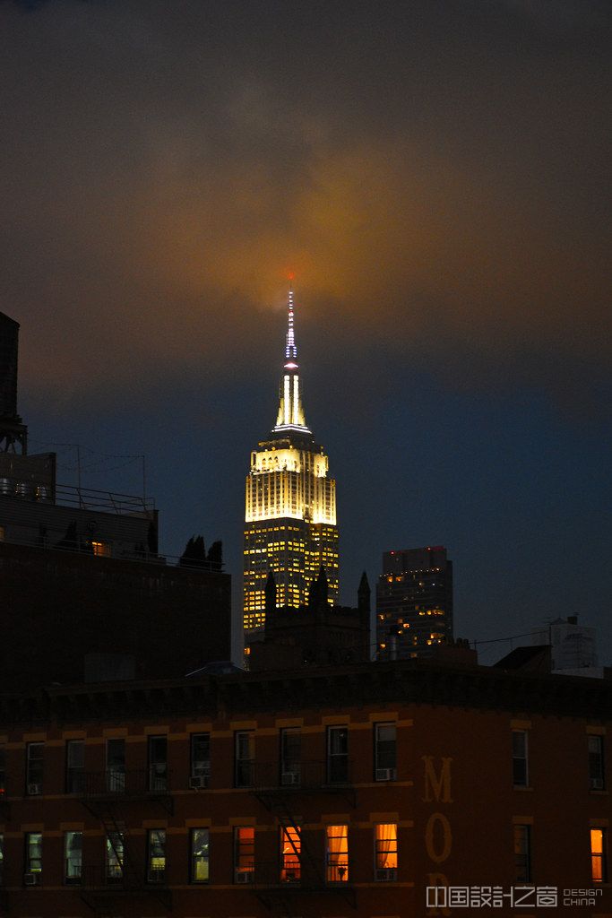 Empire State Building at dusk