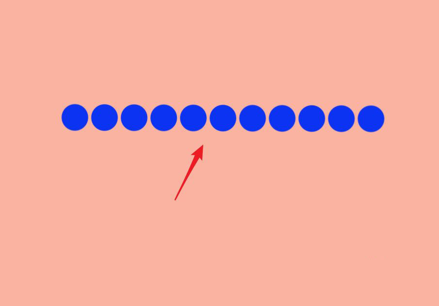 ps怎么画均匀排列的圆点? ps画整齐排列的圆点的技巧