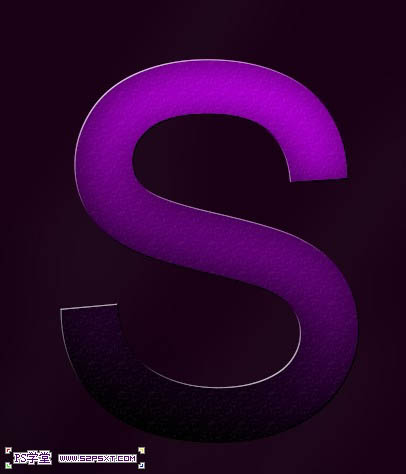 ps设计制作一款S梦幻紫色火焰效果文字教程
