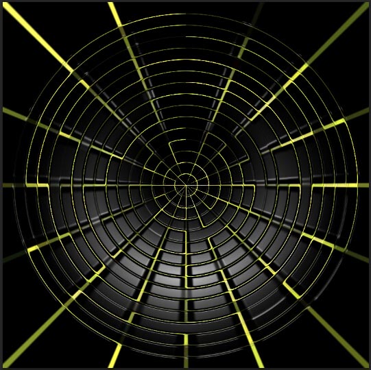 用PS滤镜与极坐标制作蜘蛛网音响喇叭教程