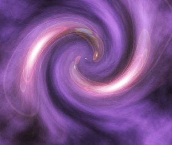 用ps制作科幻紫色旋涡效果图片的教程