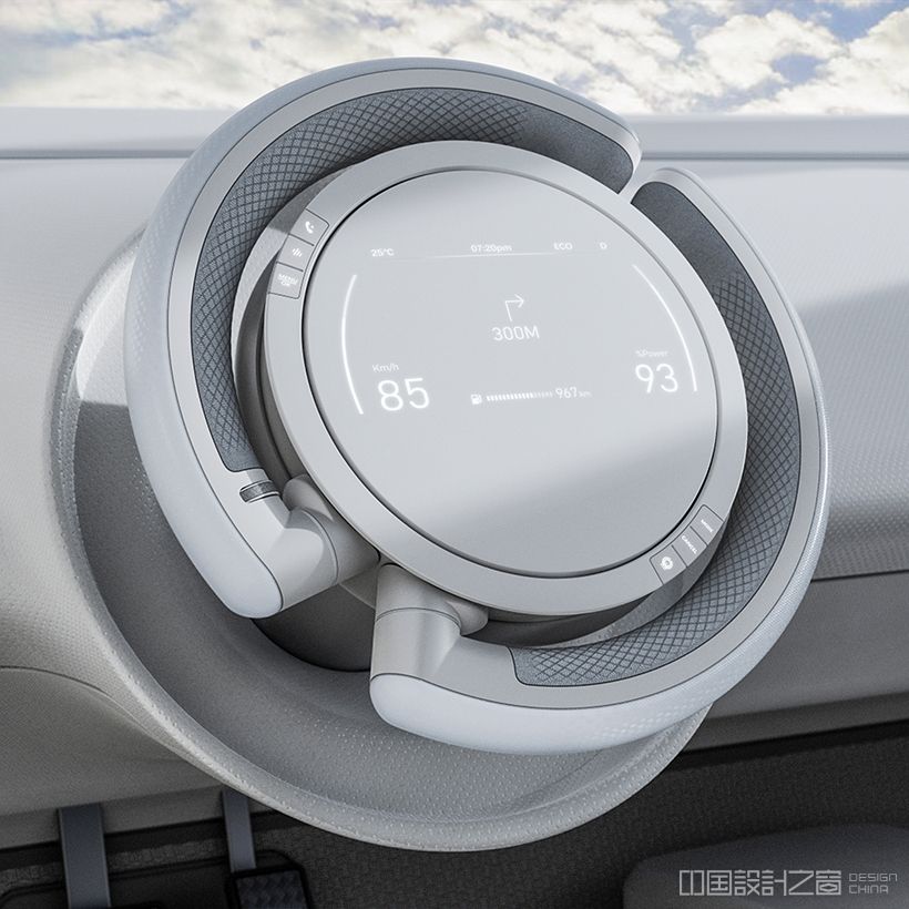 Wheel X Multifunction Steering Wheel by Zijie Liu