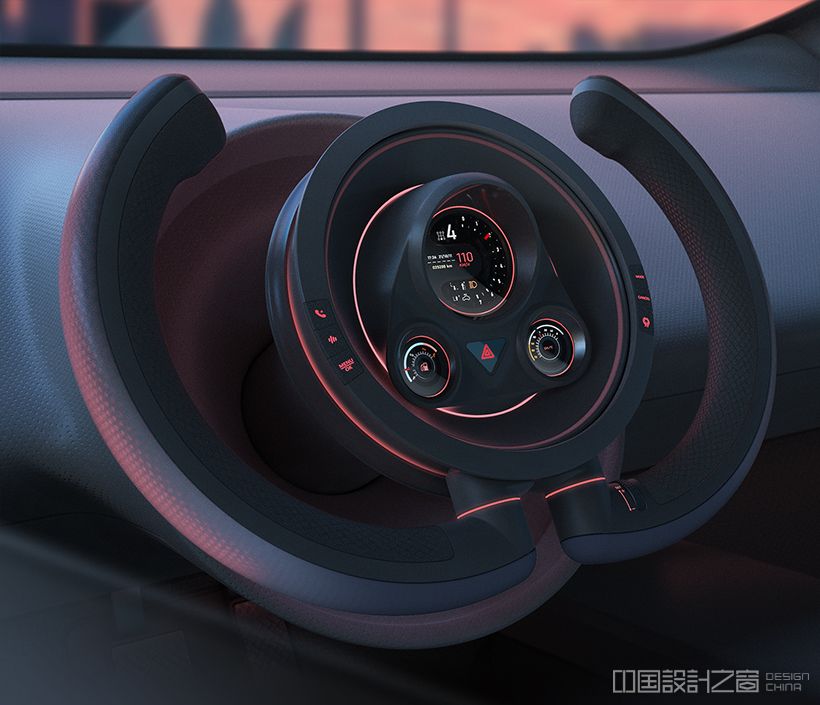 Wheel X Multifunction Steering Wheel by Zijie Liu