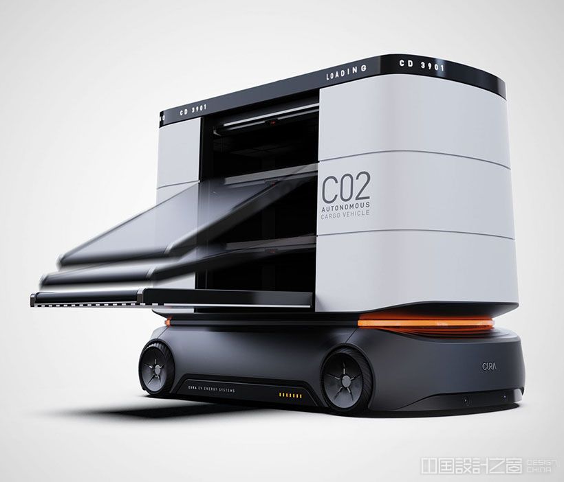 MOVUS - Auto<em></em>nomous Airport Cargo Vehicle by CURA Design