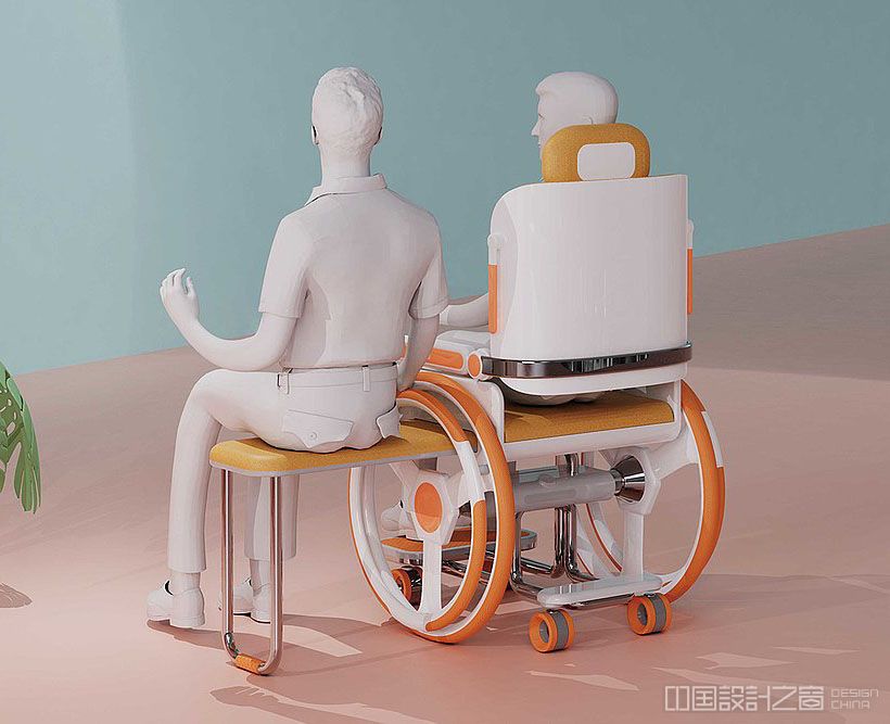 Accompanying Wheelchair by C60Design