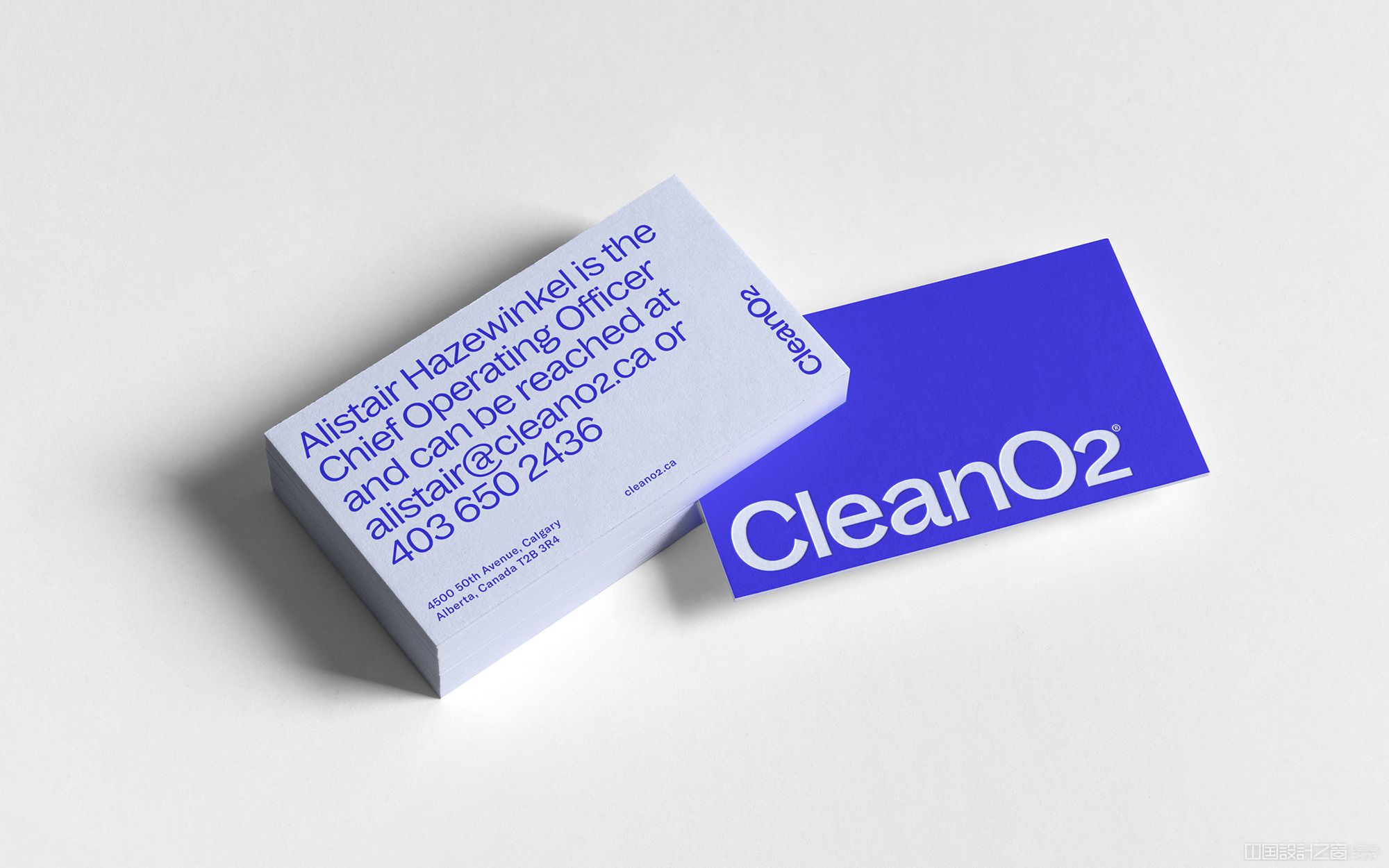 CleanO2 名片设计