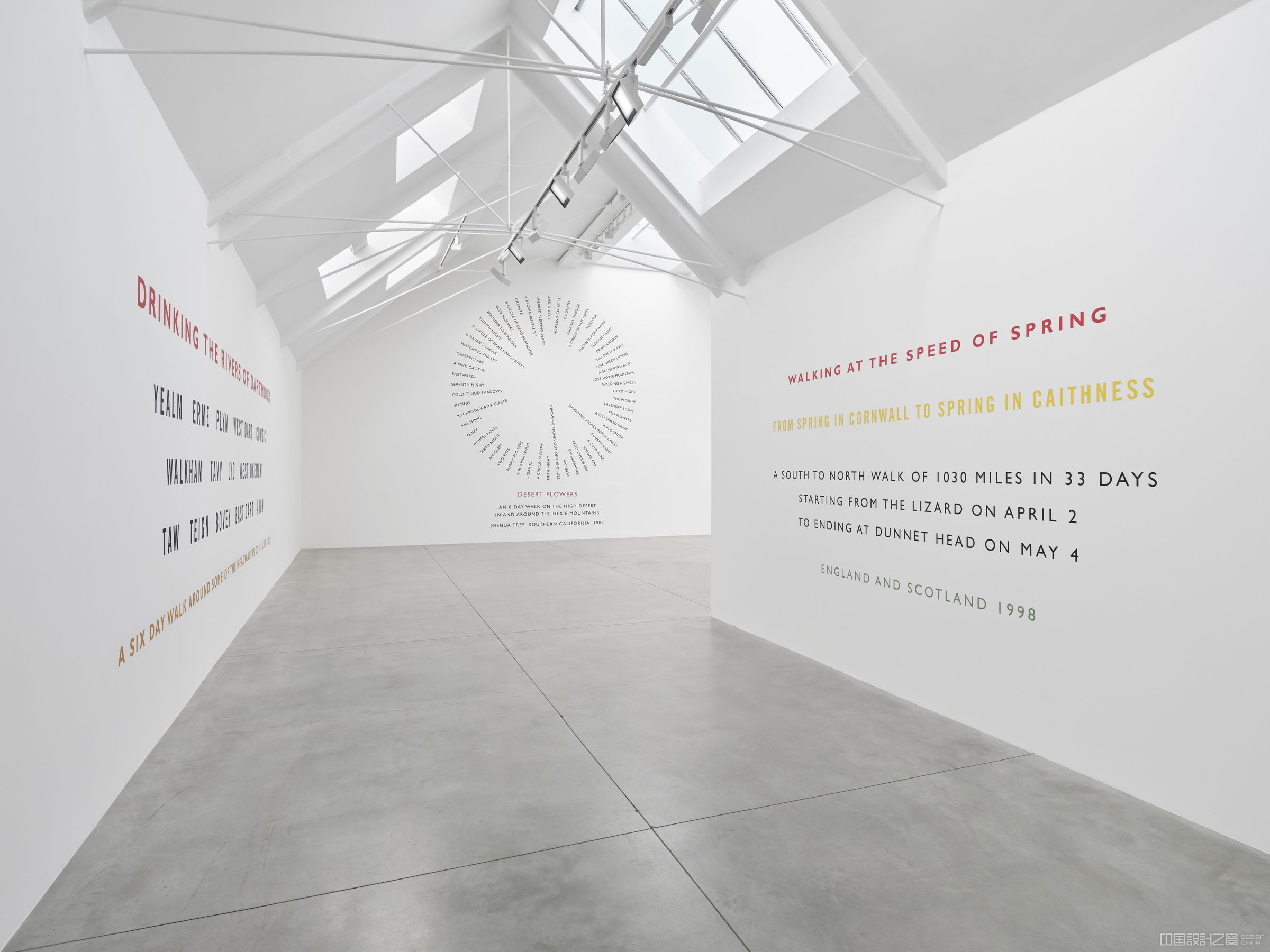 Richard Long: Drinking the rivers of Dartmoor artwork