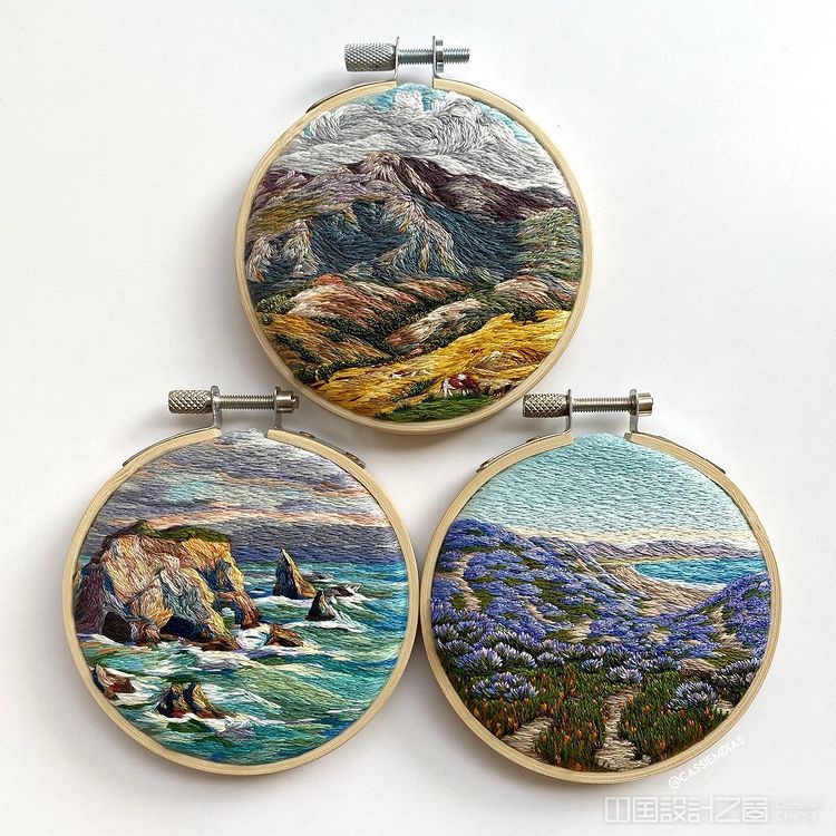 Embroidery Art by Cassandra Dias