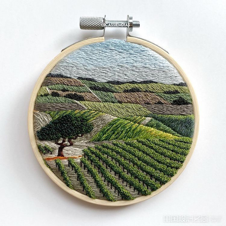 Embroidery Art by Cassandra Dias