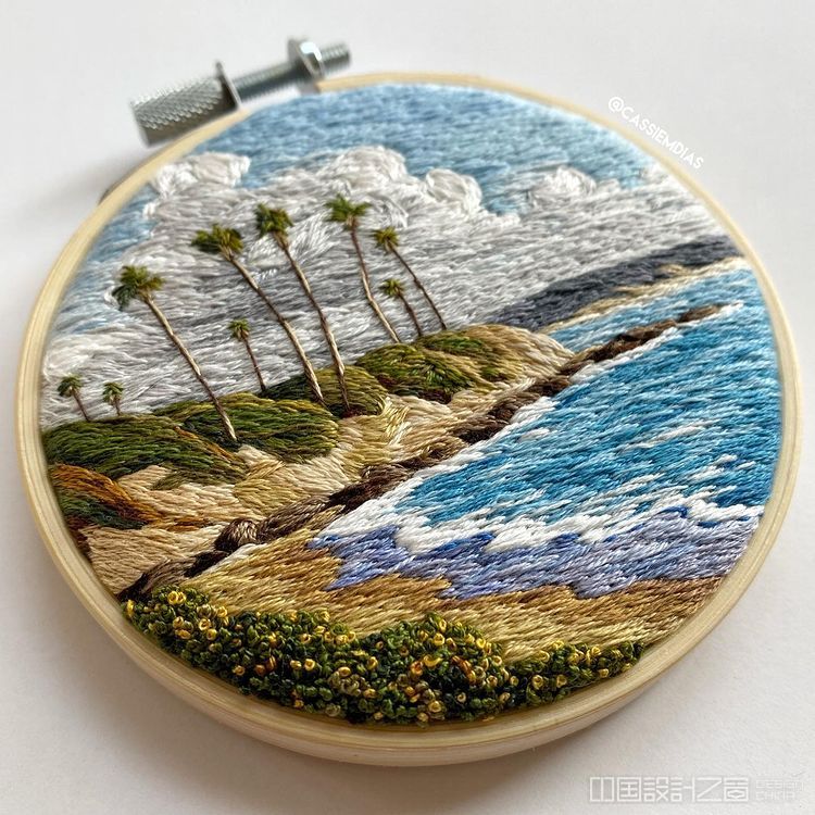 Embroidery Art by Cassandra Dias