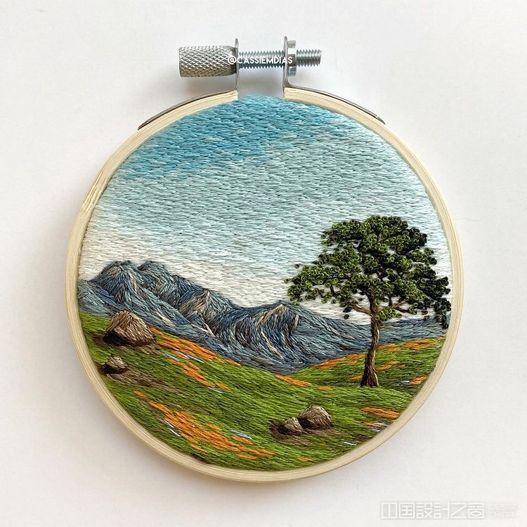 Embroidery Art by Cassandra Dias