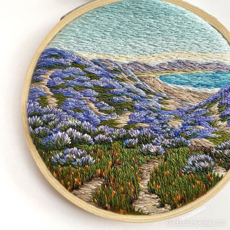 Embroidery Art by Cassandra Dias