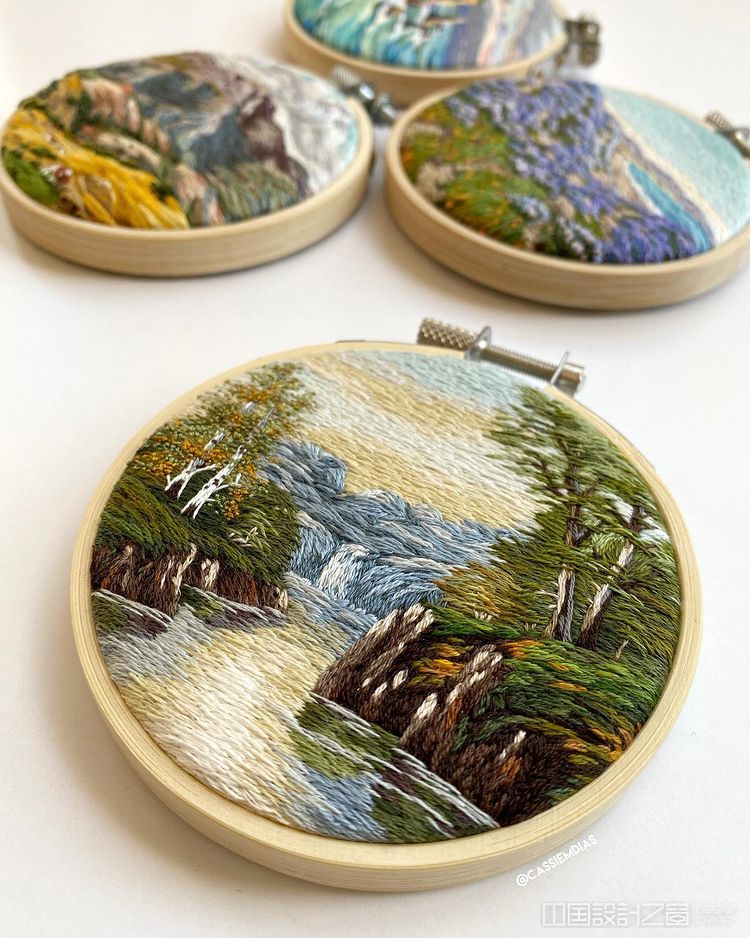 Embroidery Art by Cassandra Dias