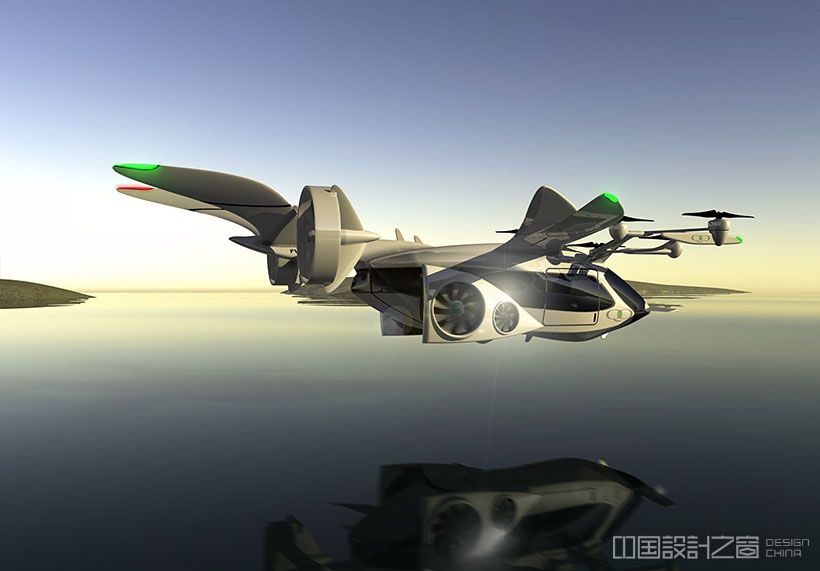 Futuristic eQO Limo Multipurpose Electric Aircraft by Oscar Viñals