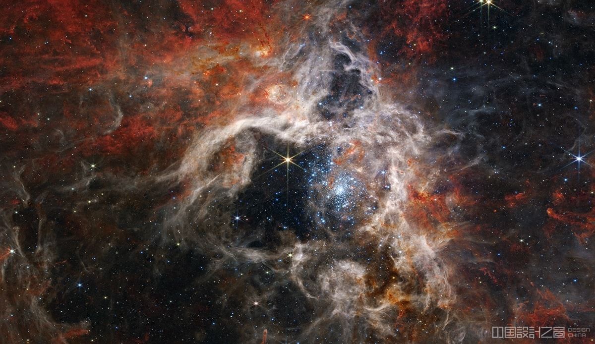 James Webb Space Telescope Captures Mosaic Image of the Tarantula Nebula