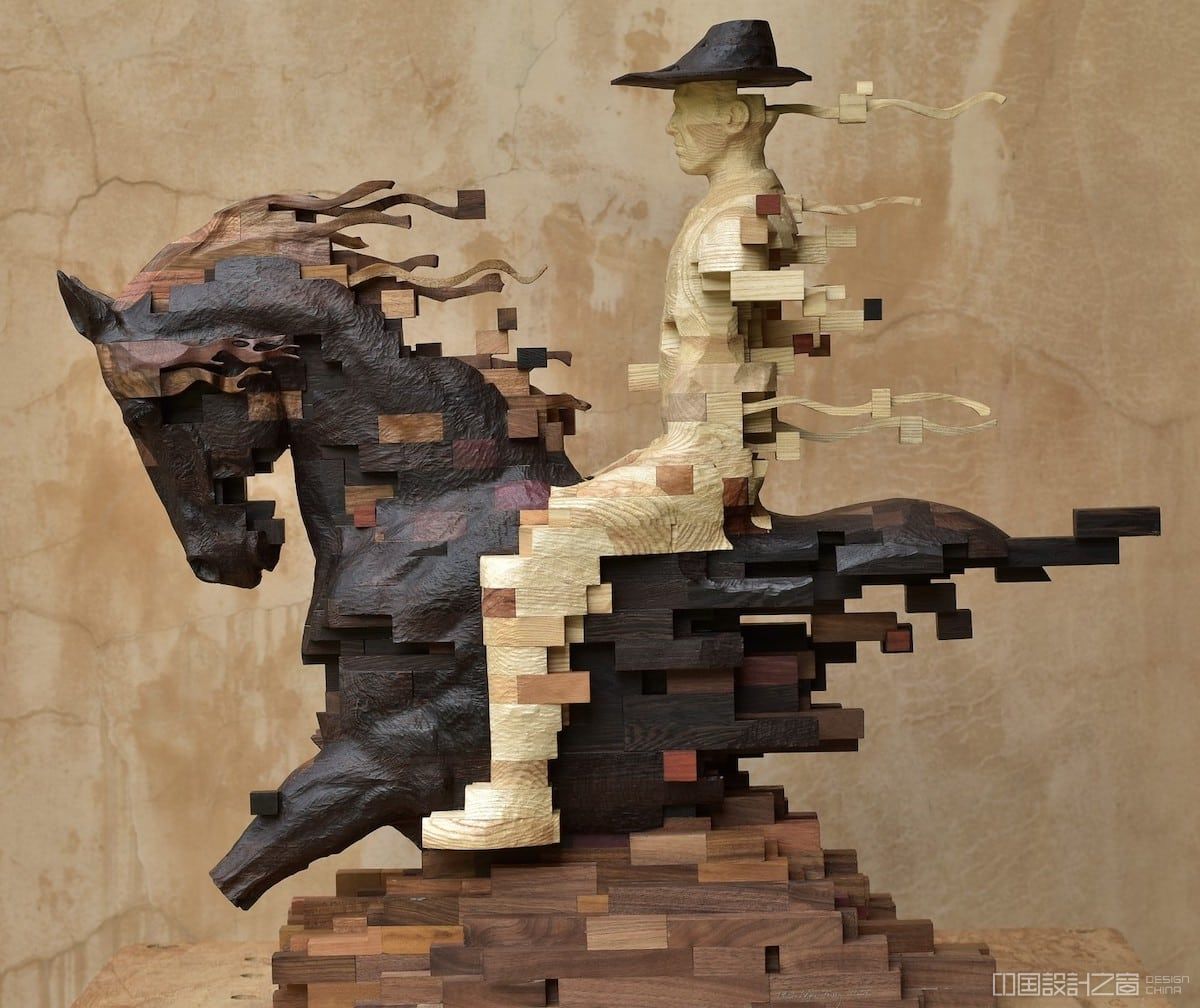 Wooden Sculptures by Han Hsu Tung