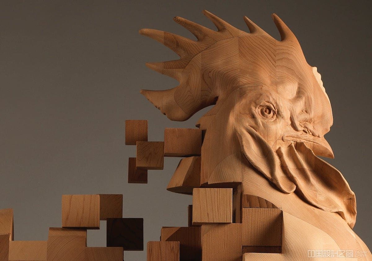 Wooden Sculptures by Han Hsu Tung