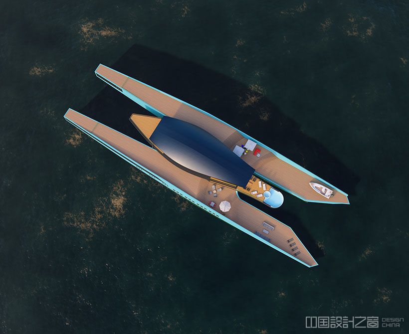 VNZ 80M Mega Catamaran by Vuk Nemanja Zoraja