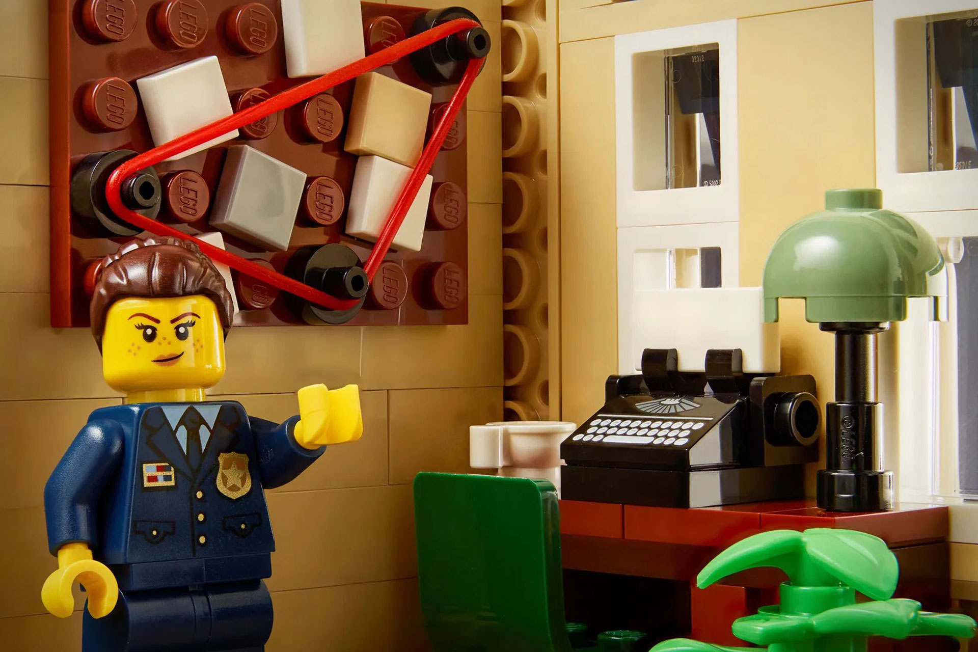 LEGO乐高创意街景建筑系列10278警察局 益智拼搭积木玩具礼物收藏-淘宝网
