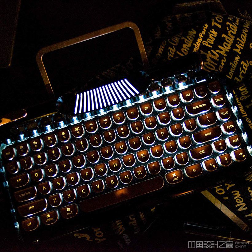 RYMEK Typewriter Style Mechanical Keyboard