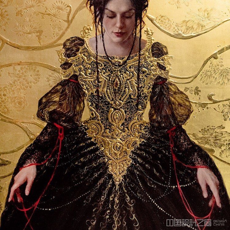 Gold Paintings by Stephanie Rew