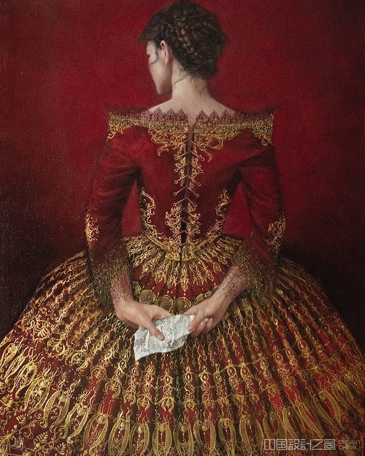 Gold Paintings by Stephanie Rew