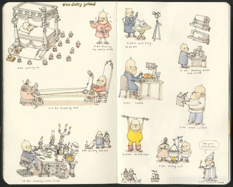 Sketchbook Doodles by Mattias Adolfsson