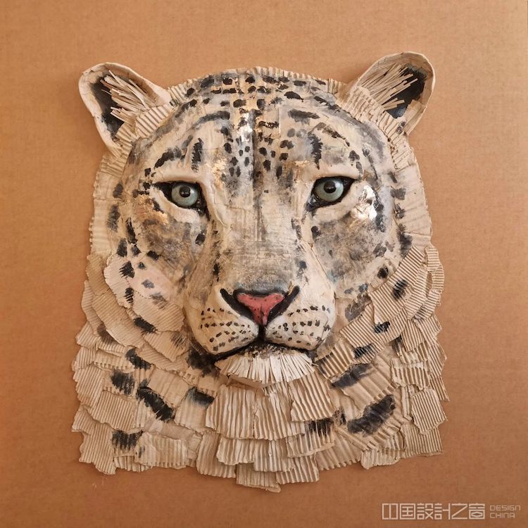 Upcycled Cardboard Sculptures by Josh Gluckstein