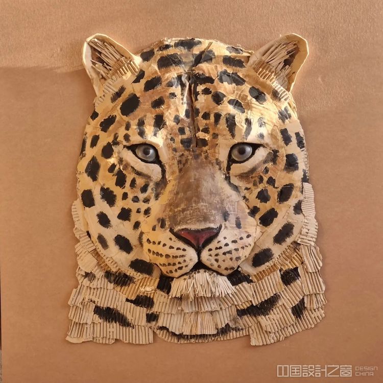 Upcycled Cardboard Sculptures by Josh Gluckstein