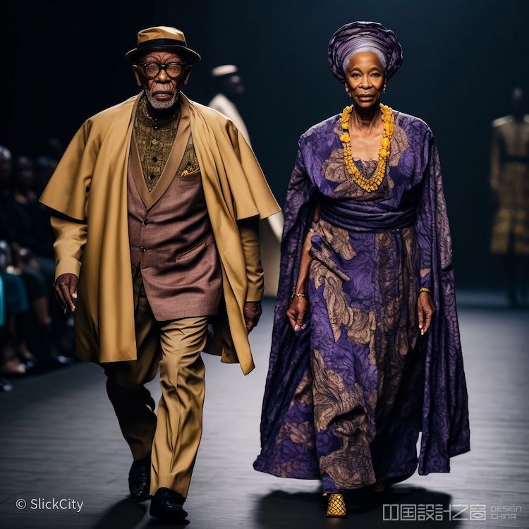 Malik Afegbua AI Generated Series Called Fashion Show for Elders