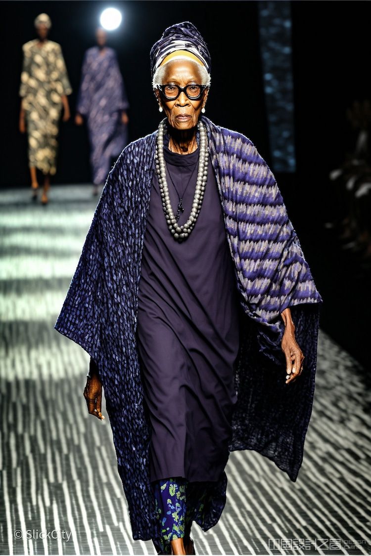 Malik Afegbua AI Generated Series Called Fashion Show for Elders