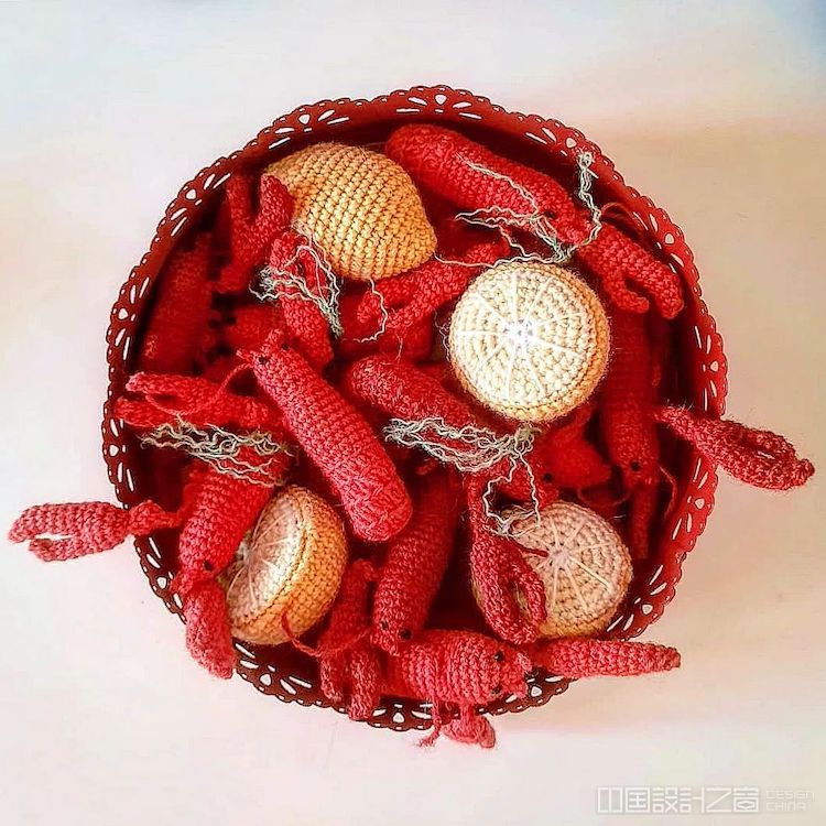 Crochet Food by Maria Skog