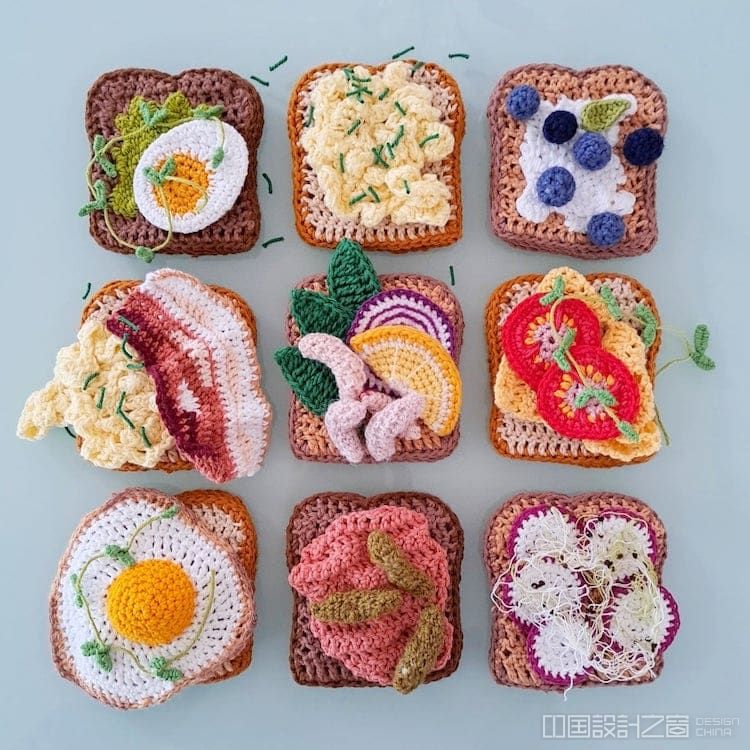 Crochet Food by Maria Skog